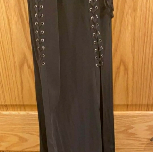 Haute Hippie Philosophers Stone  Crepe Gown - Picture 10 of 12